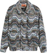 Missoni Metallic Zigzag Sequin Field Jacket