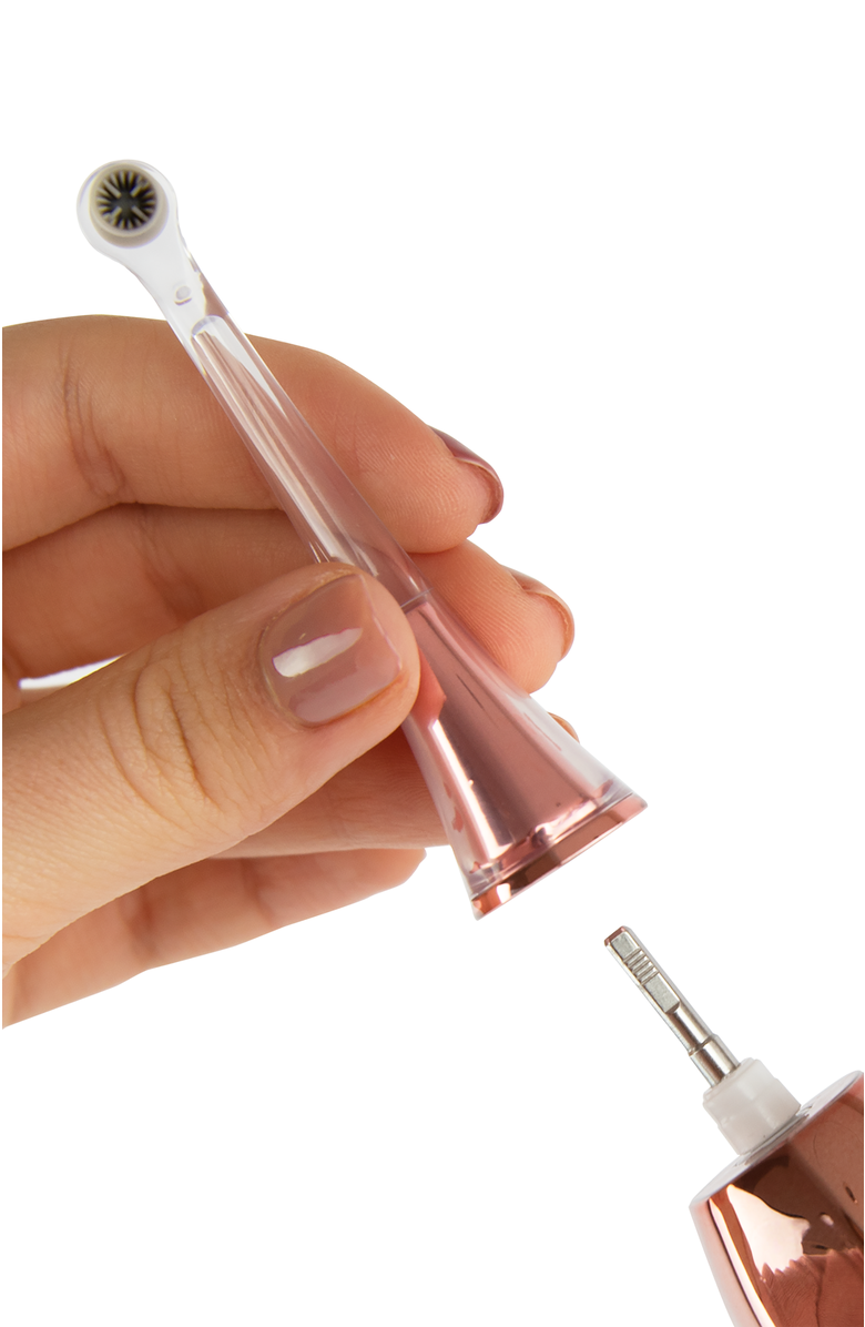 Supersmile Zina45 Sonic Pulse Toothbrush Replacement Polishing Head, Alternate, color, Chrome Rose