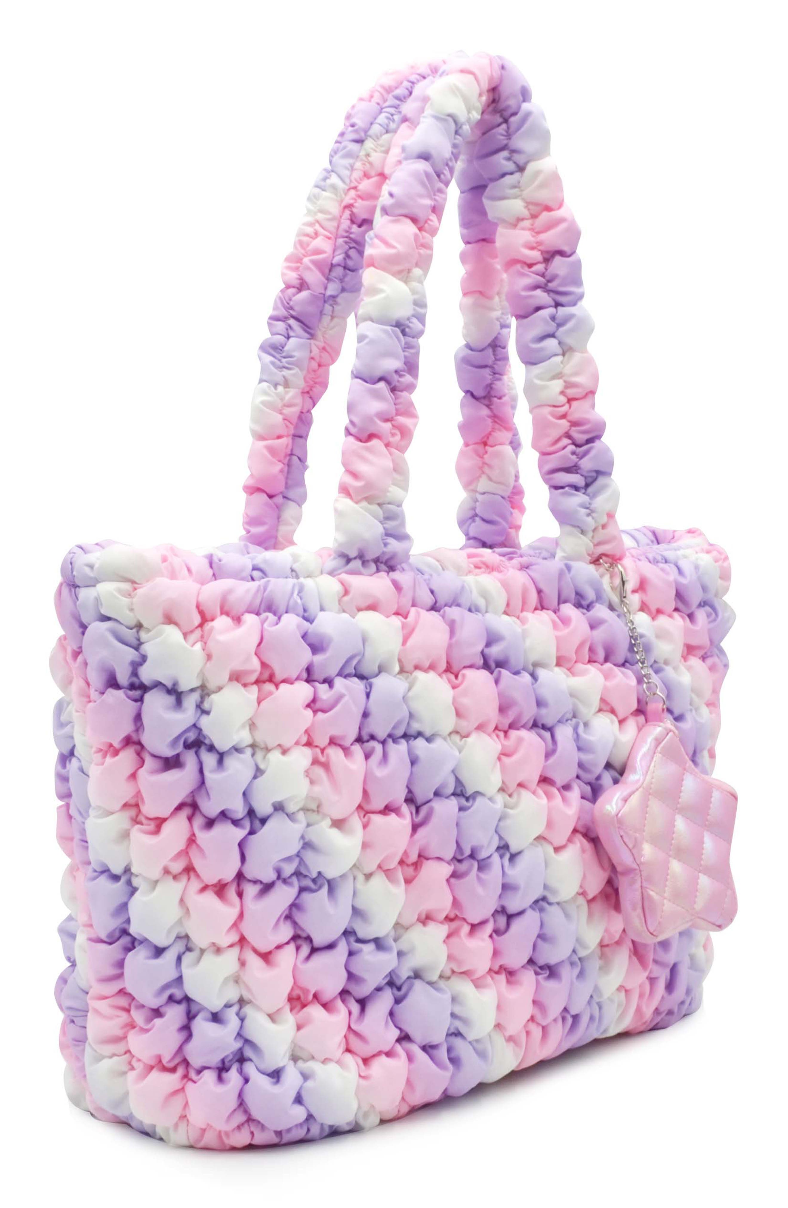 OMG Accessories Kids' Scrunch Tote Bag, Alternate, color, 