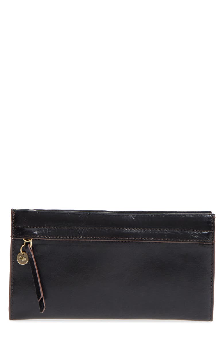 Rubia Continental Wallet, Main, color, BLACK