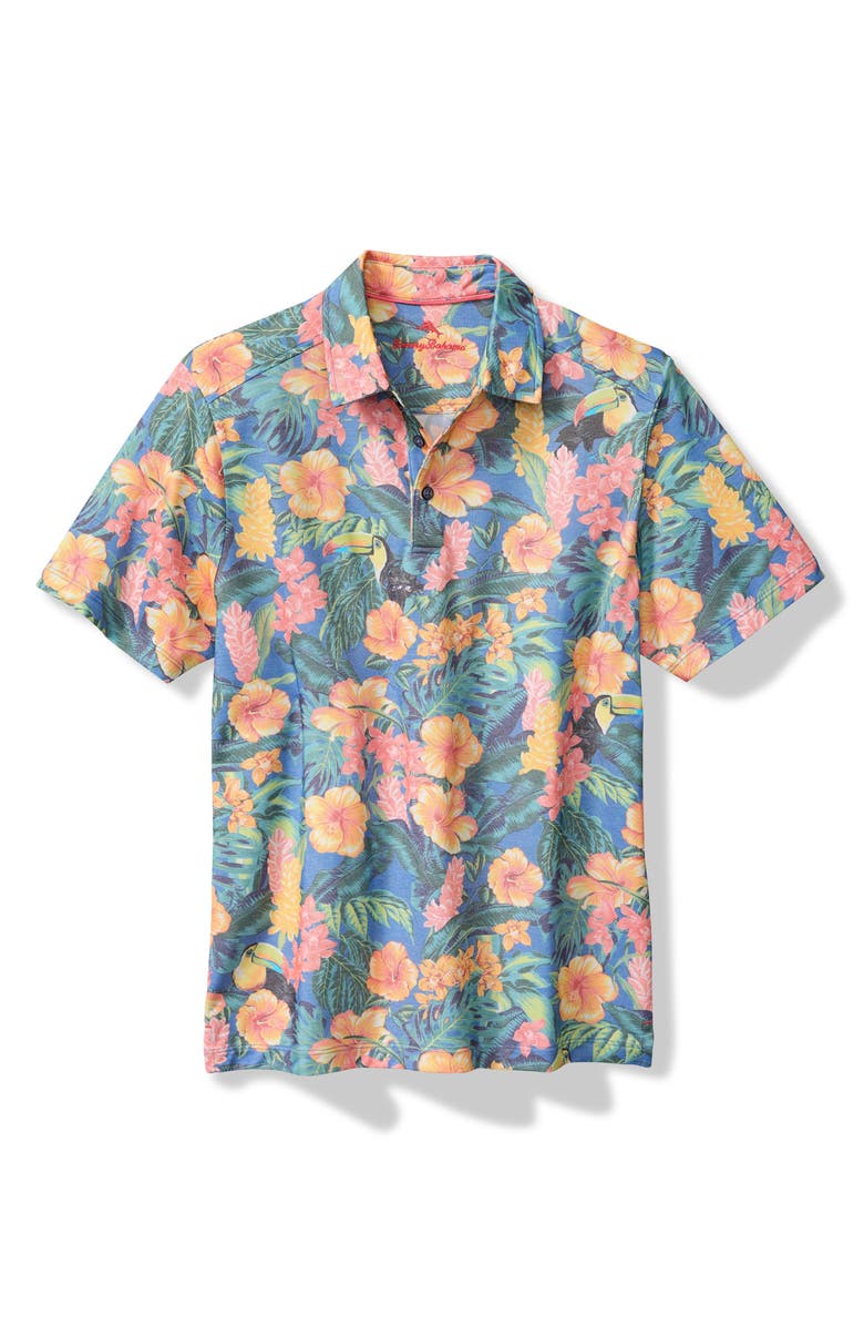Tommy Bahama Toucan Paradise Pima Cotton Blend Polo, Main, color, 
