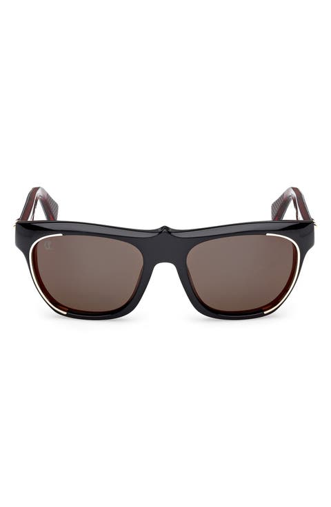 Georges 55mm Square Sunglasses
