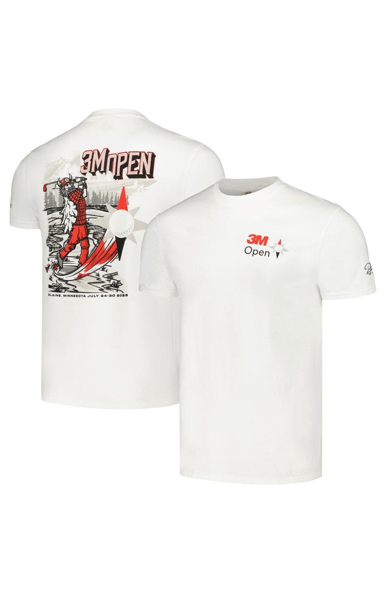 BARSTOOL GOLF Men's Barstool Golf White 3M Open T-Shirt, Main, color, White
