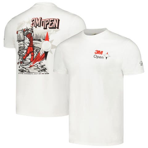 Men's Barstool Golf White 3M Open T-Shirt