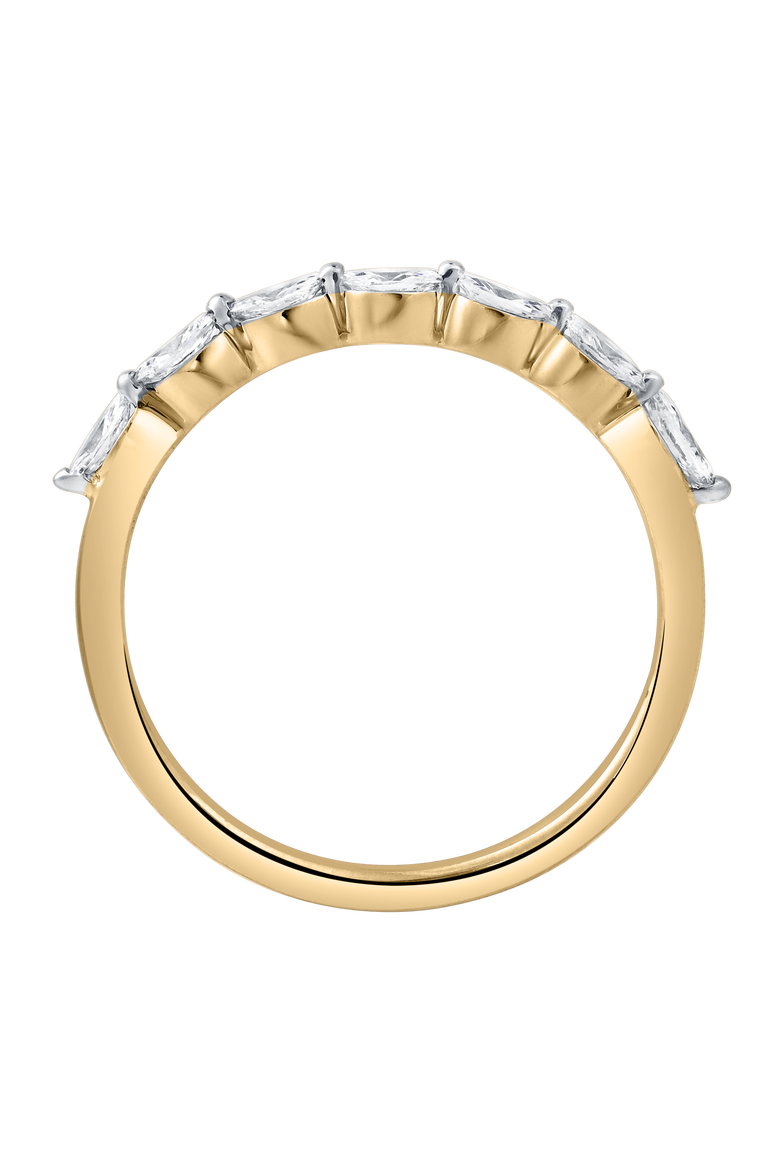 Serelyn 14K Gold 0.35 Ct Marquise Lab Grown Diamond Band Ring, Alternate, color, 14K Yellow Gold