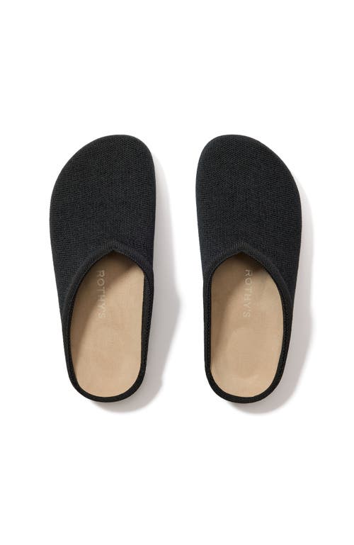 Rothys Rothy's The Revelvet Casual Clog In Black
