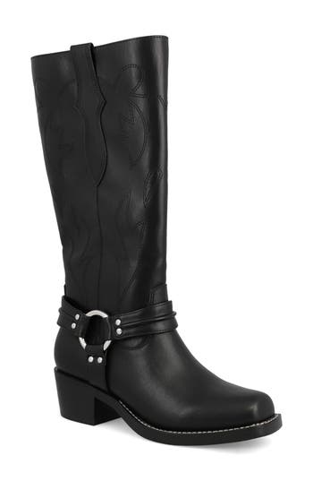 Mia Diego Harness Boot In Black