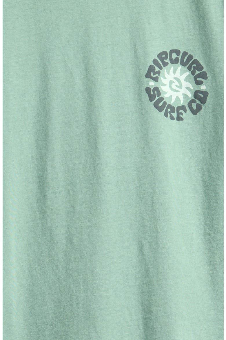 Kids' Pacific Rinse Circle Cotton Graphic T-Shirt, Alternate, color, ALOE