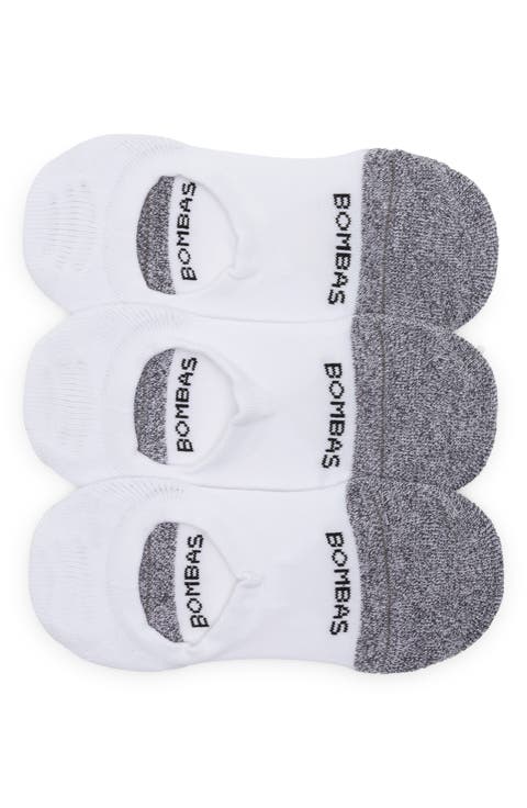 Assorted 3-Pack Cushion No-Show Socks