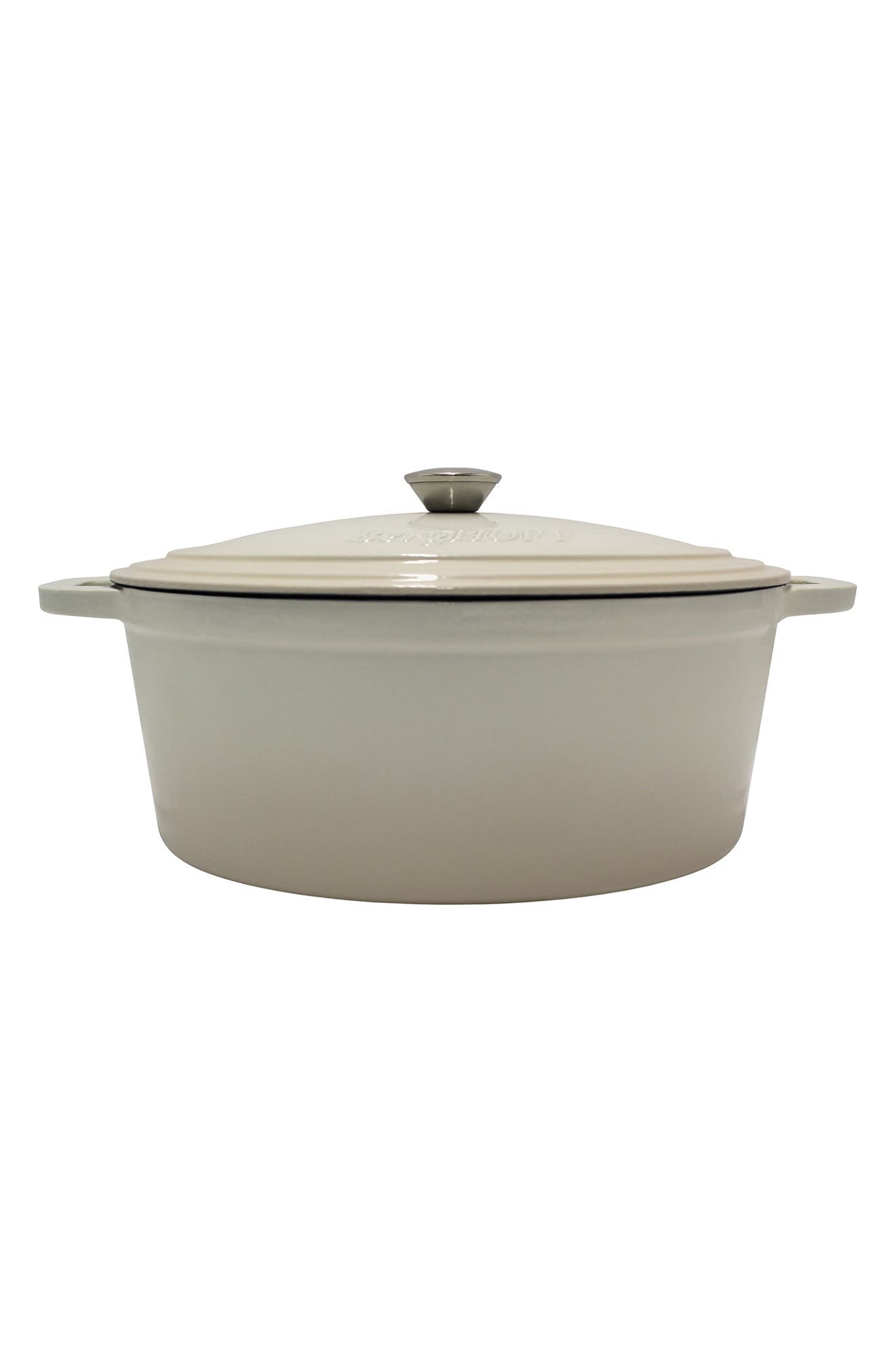 BergHOFF International Neo 8-Quart Cast Iron Oval Covered Dutch Oven
