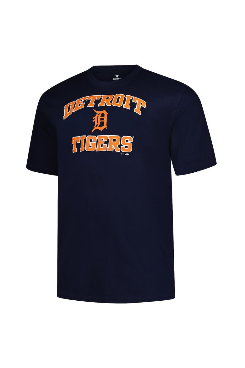 Men's Profile  Navy Detroit Tigers Big & Tall Heart & Soul T-Shirt, Alternate, color, Navy