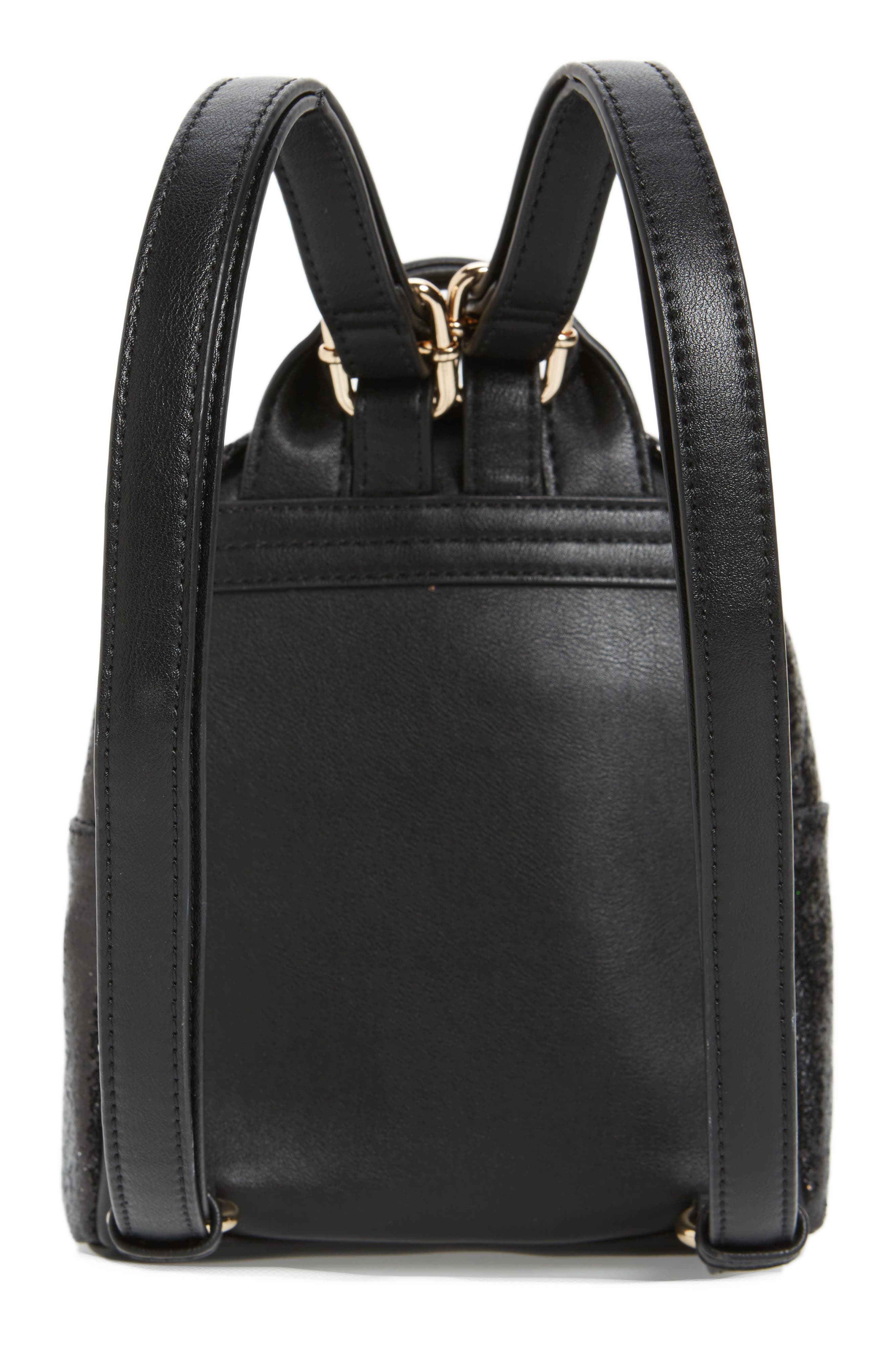 Mali + Lili Glitter Vegan Leather Backpack, Alternate, color, 