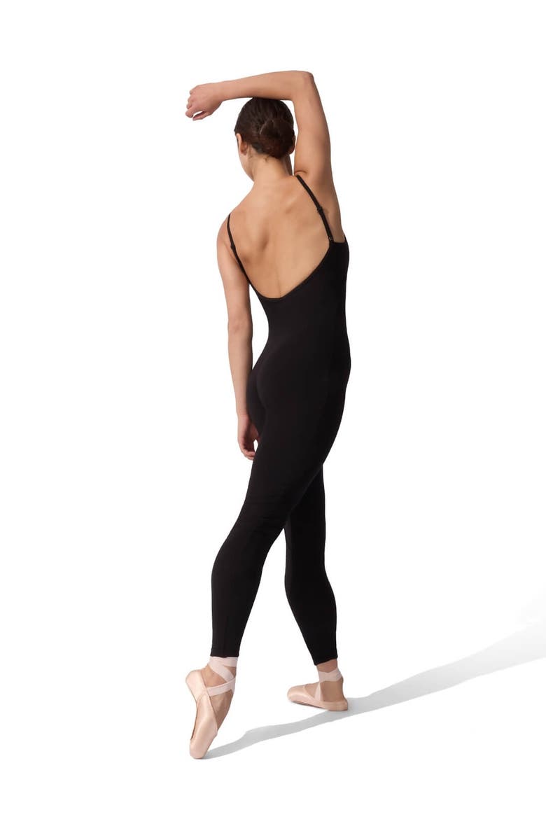 Adjustable Strap Camisole Unitard, Alternate, color, black