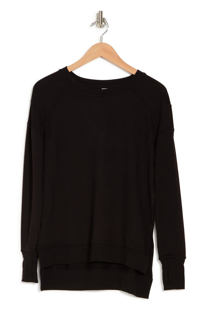 90 DEGREE BY REFLEX Oversized High Low Sweater, Alternate, color, 