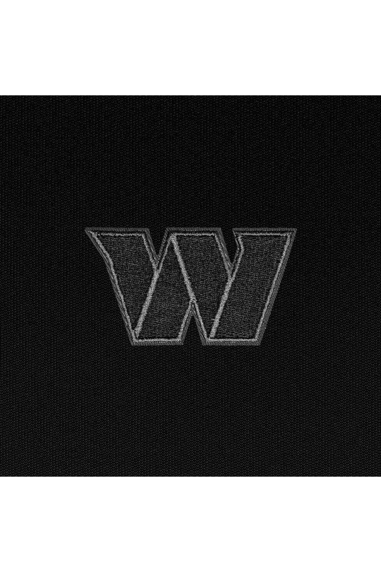 Women's Antigua Black Washington Commanders Tonal Logo Generation Full-Zip Jacket, Alternate, color, Black