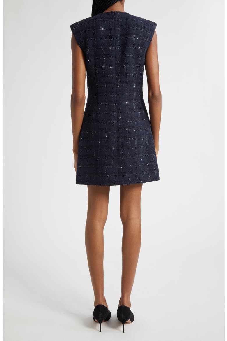 Tamara Sleeveless Minidress, Alternate, color, NAVY OFF WHITE