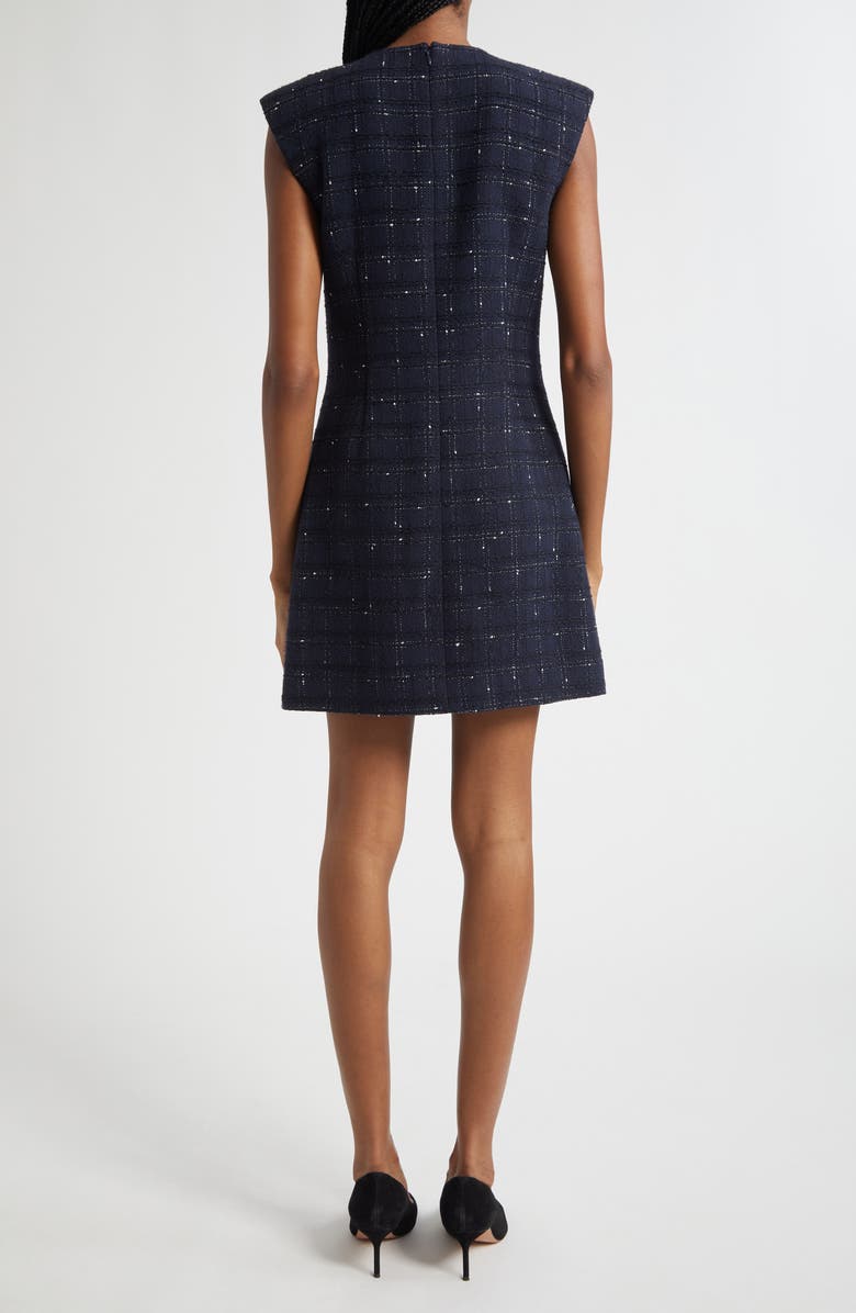 Veronica Beard Tamara Sleeveless Minidress, Alternate, color, Navy Off White