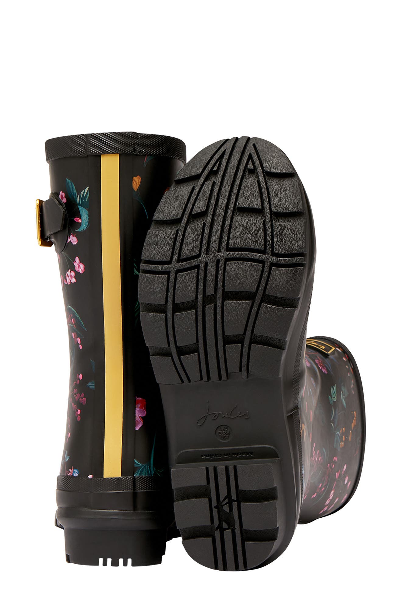 Joules Print Molly Welly Rain Boot, Alternate, color, 