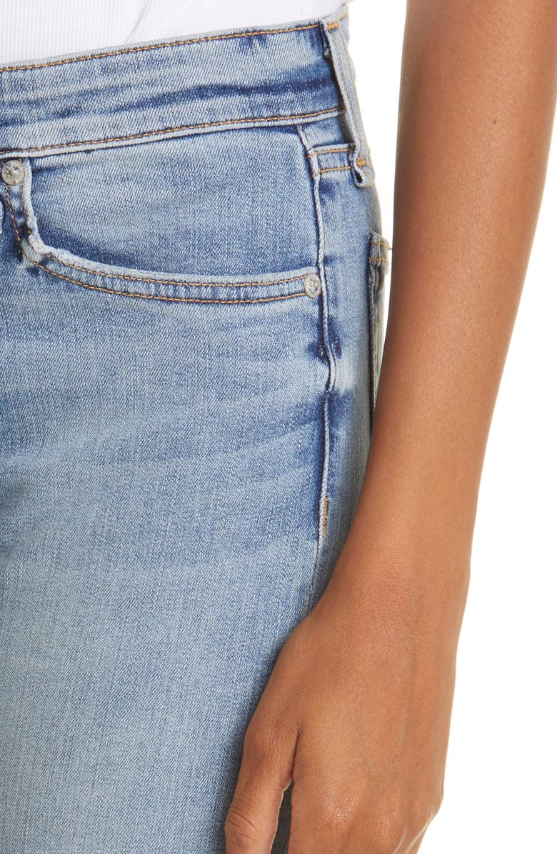 rag & bone High Waist Ankle Skinny Jeans, Alternate, color, Ellerly