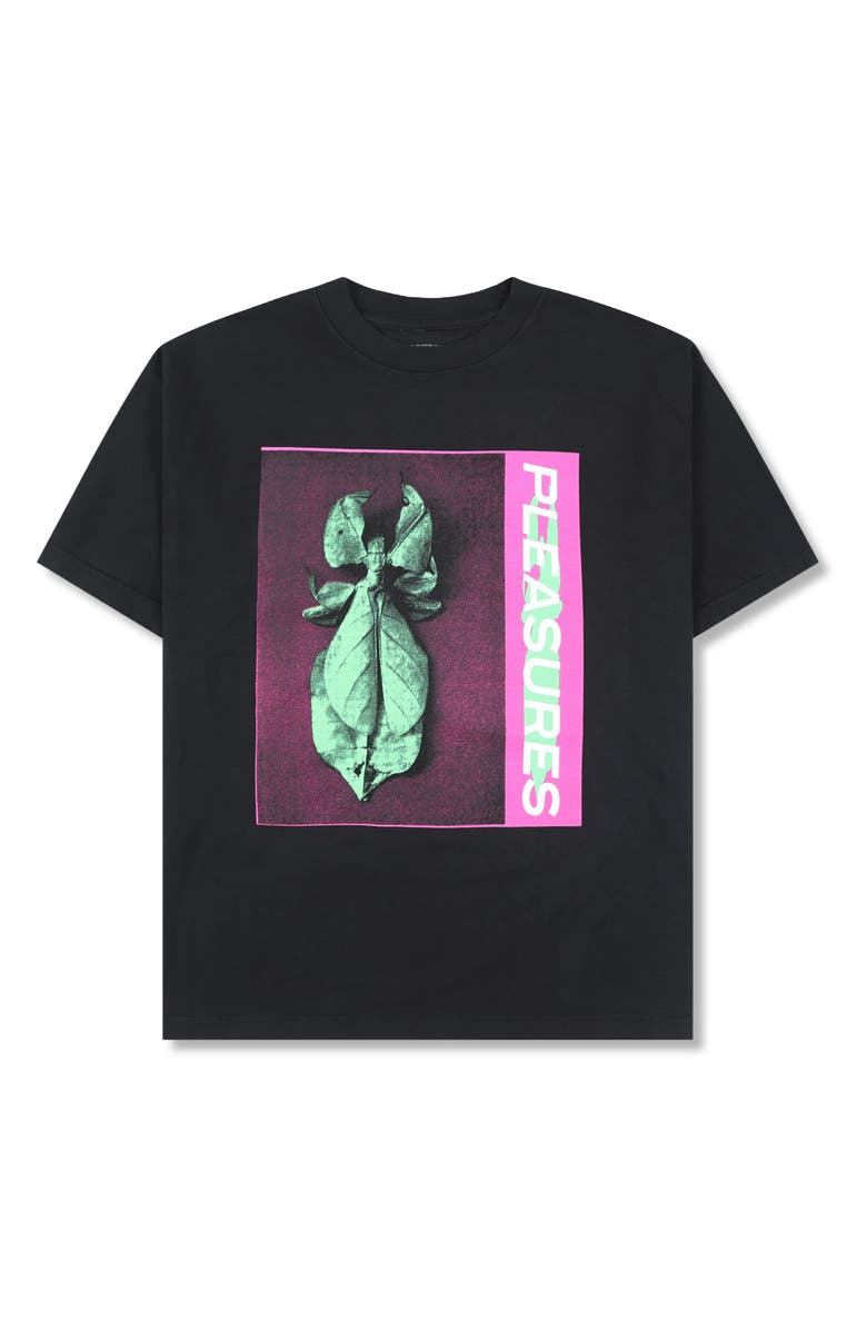 PLEASURES Leaf Cotton Graphic T-Shirt, Main, color, 