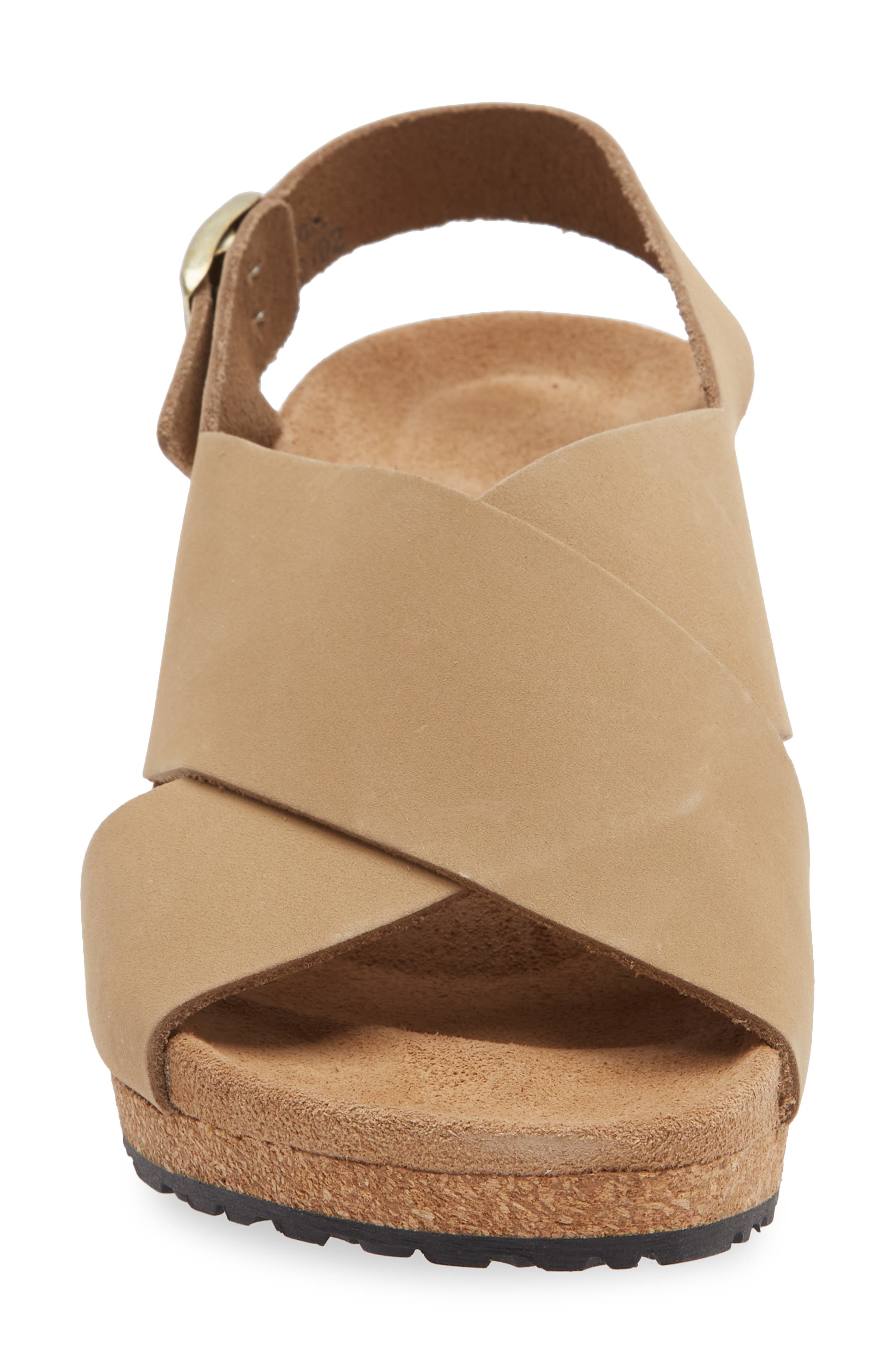 Birkenstock Papillio by Birkenstock Samira Slingback Sandal, Alternate, color, Sandcastle Nubuck