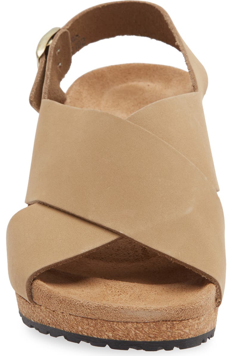Birkenstock Papillio by Birkenstock Samira Slingback Sandal, Alternate, color, Sandcastle Nubuck