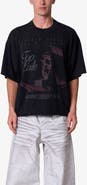 mnml Too Late Distressed Graphic T-Shirt