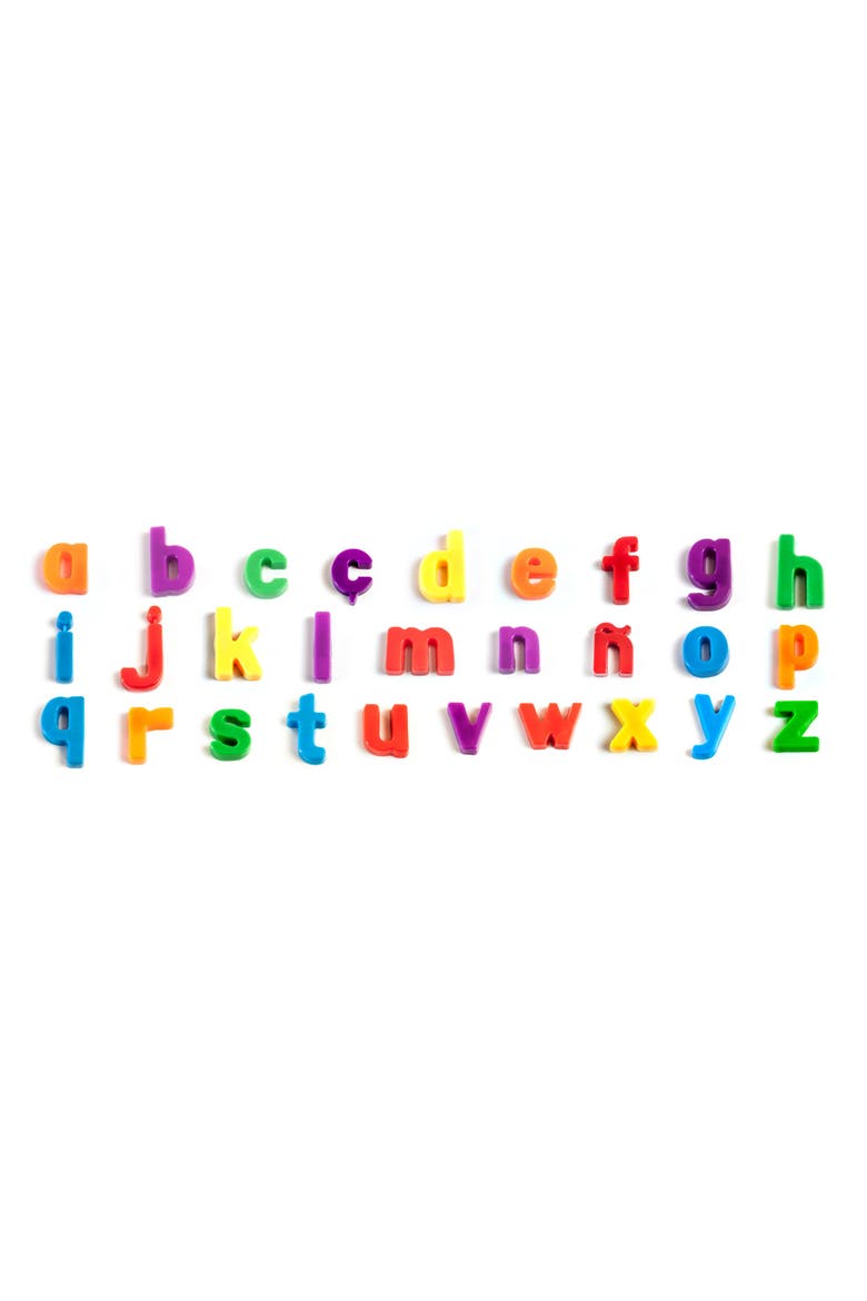 Magnetic Lowercase Letters, Alternate, color, Multi