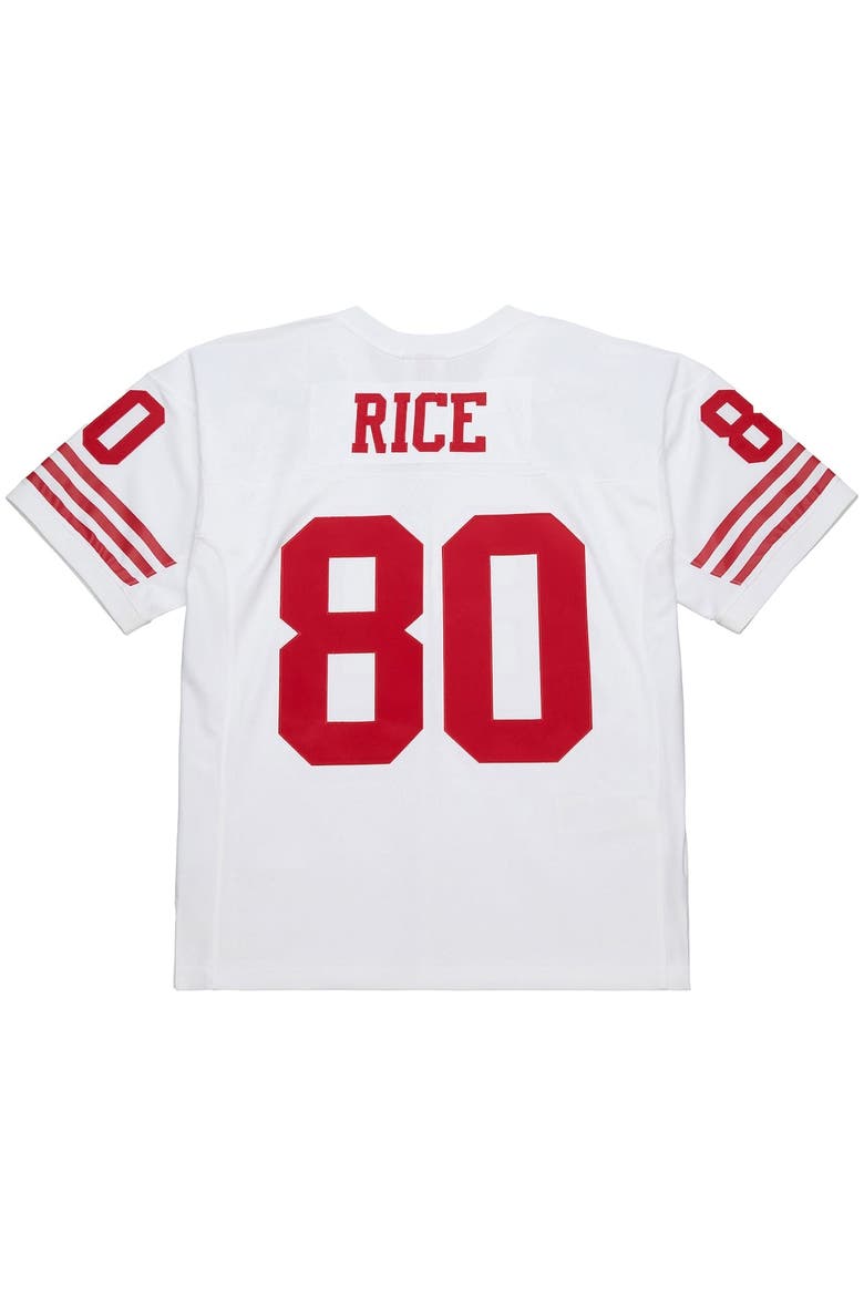 Men's Mitchell & Ness Jerry Rice White San Francisco 49ers 1994 Legacy Replica Jersey, Alternate, color, White
