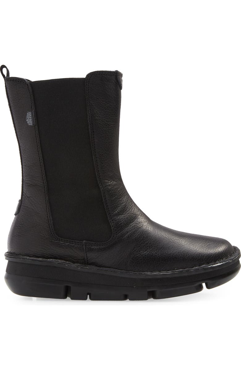 On Foot Wedge Chelsea Boot, Alternate, color, Black