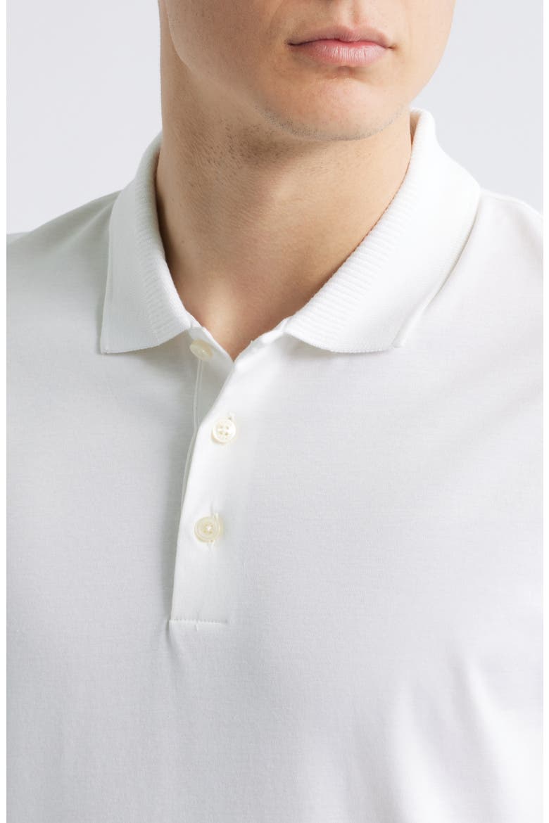 Phillipson Mercerized Cotton Polo, Alternate, color, WHITE