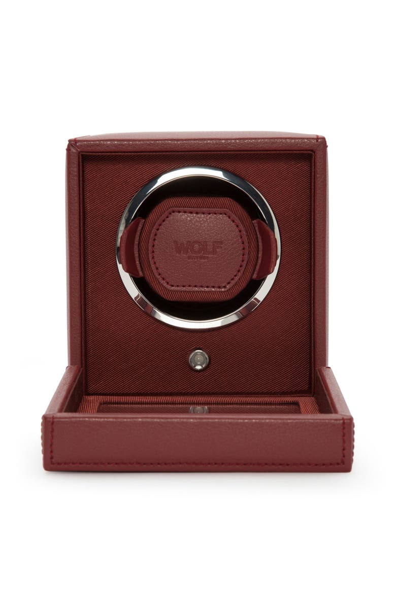 WOLF Cub Single Watch Winder with Cover, Alternate, color, 