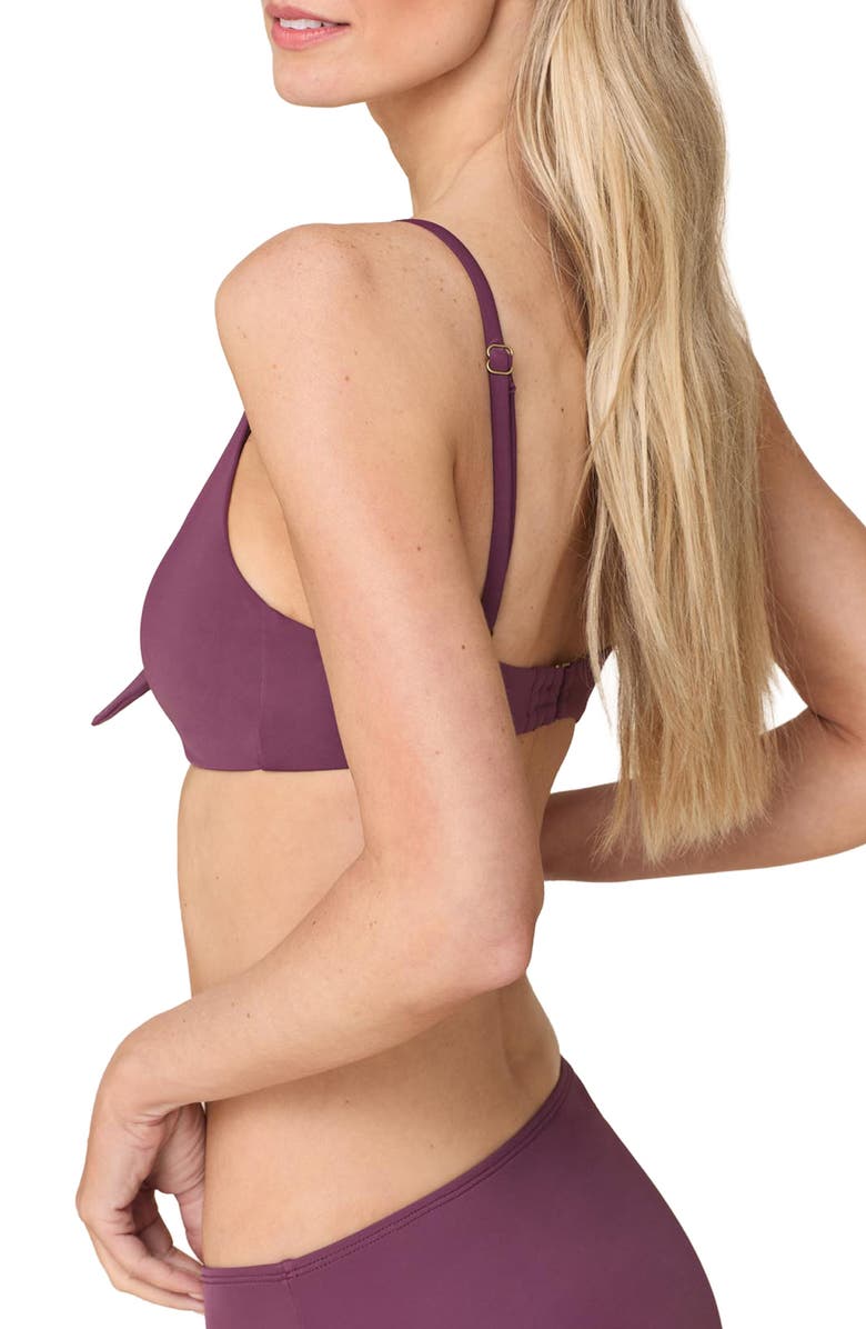 Andie Tenerife Bikini Top, Alternate, color, Sundried Violet