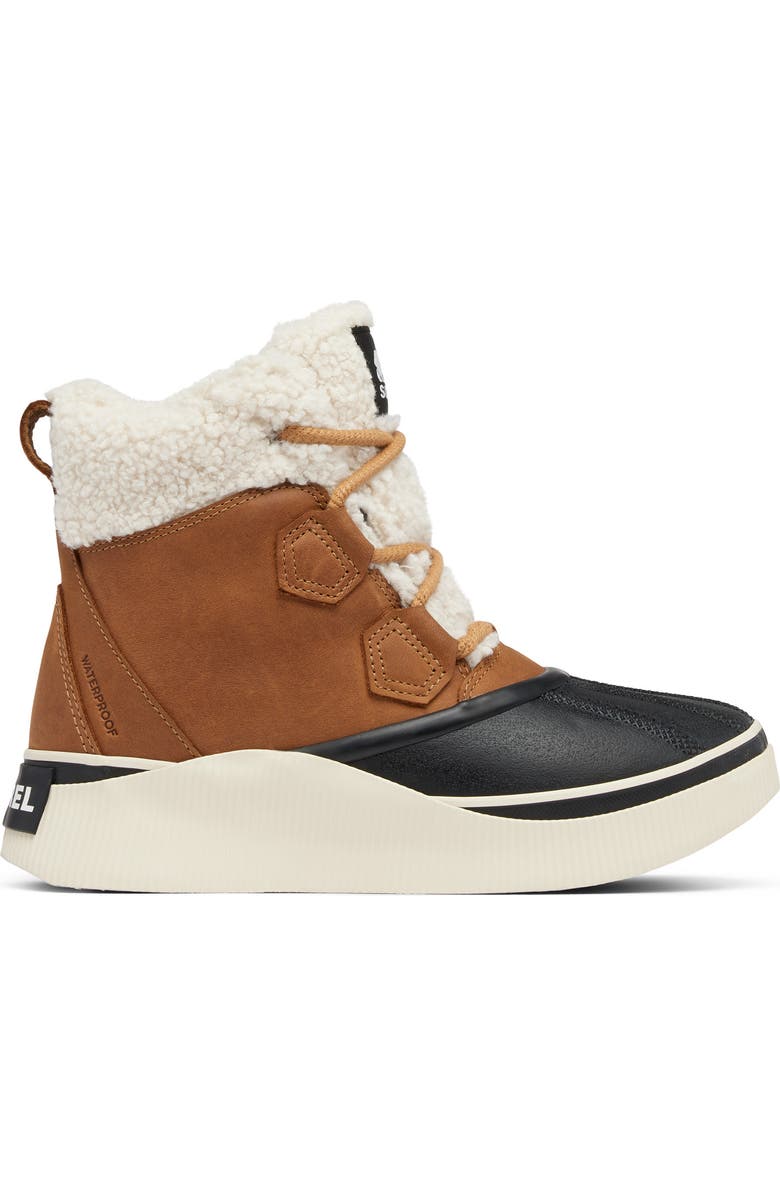 SOREL Out N About IV Chillz Waterproof Duck Boot, Alternate, color, Taffy/ Black
