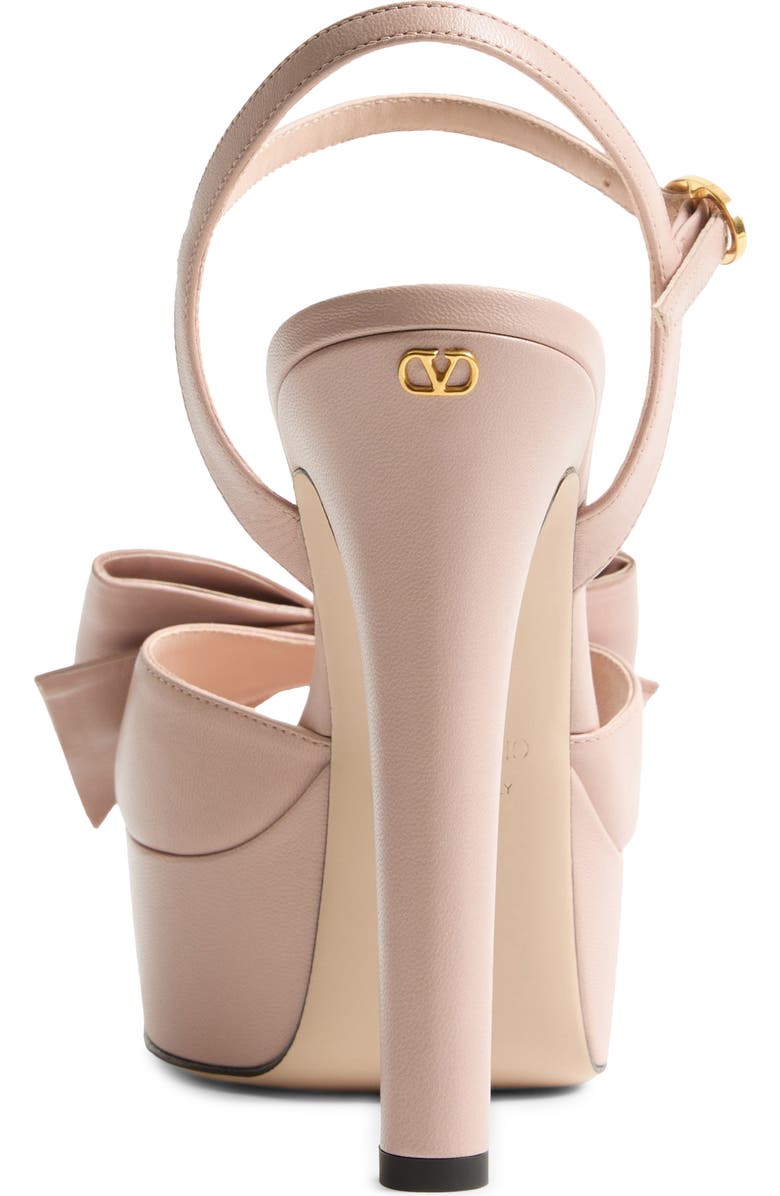Valentino Bowow Platform Sandal, Alternate, color, Water Rose