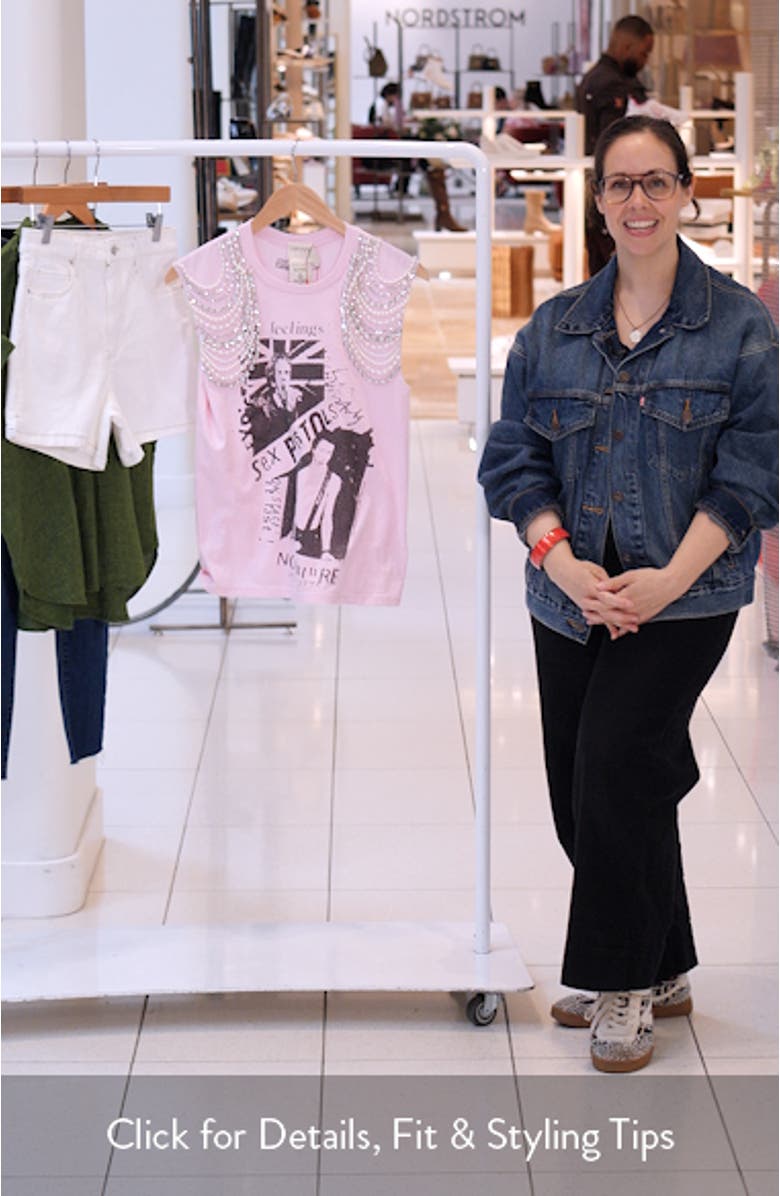 Micah Embellished Muscle T-Shirt, sales video thumbnail