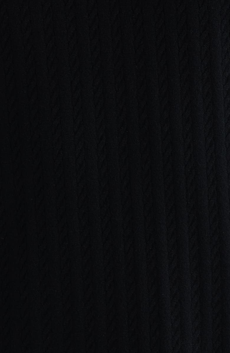 Theory Cable Knit in Light Bilen Polo, Alternate, color, Black