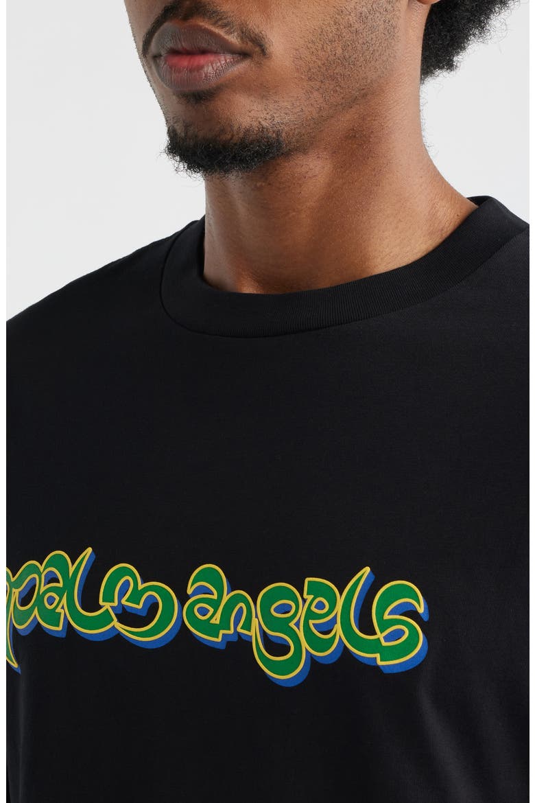 Thai Logo Cotton Graphic T-Shirt, Alternate, color, BLACK GREEN