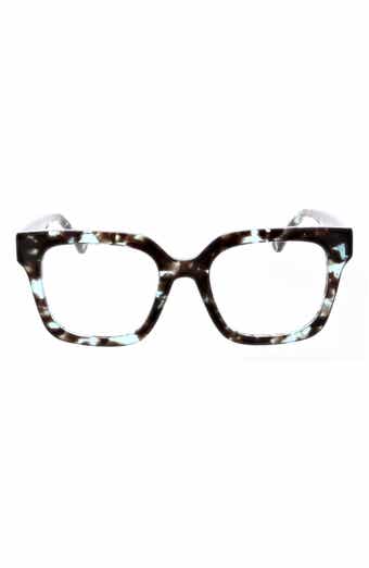 Oscar de la Renta 51mm Chunky Square Reading Glasses