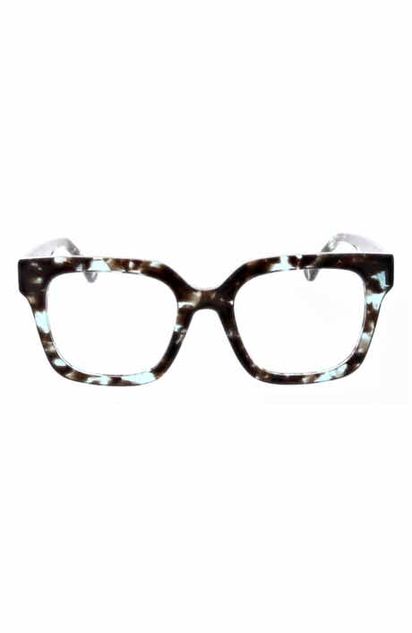 Oscar de la Renta 51mm Chunky Square Reading Glasses