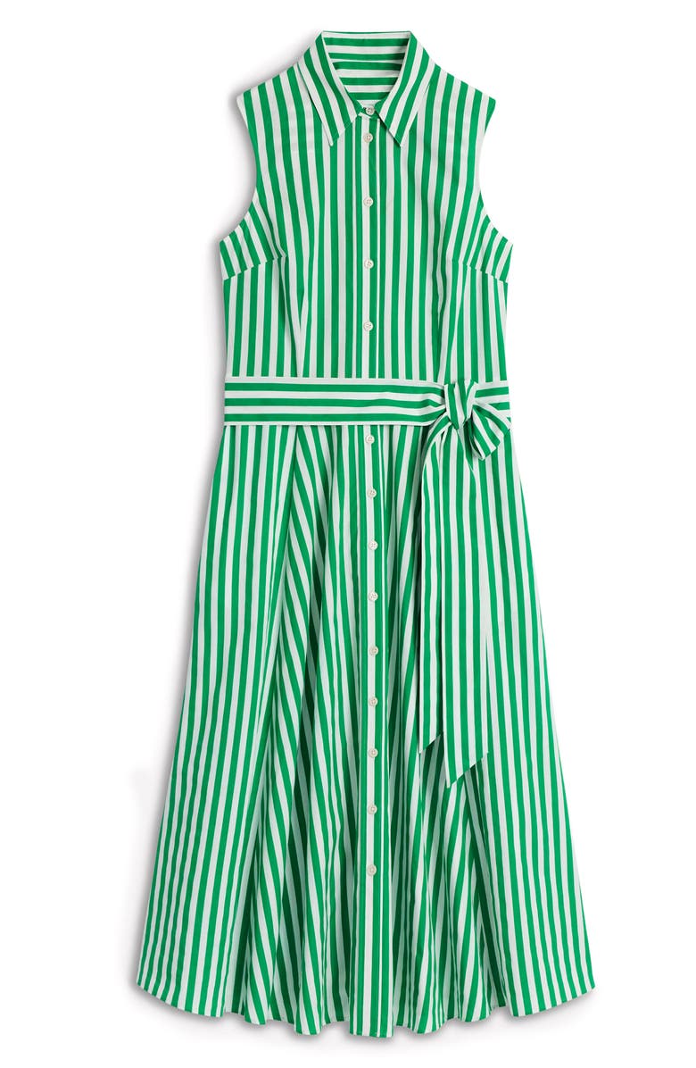 Boden Amy Stripe Sleeveless Midi Shirtdress, Alternate, color,