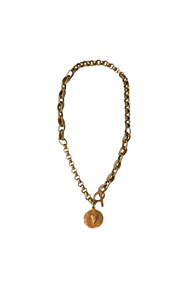 sccollection Posey Necklace, Main, color, Gold