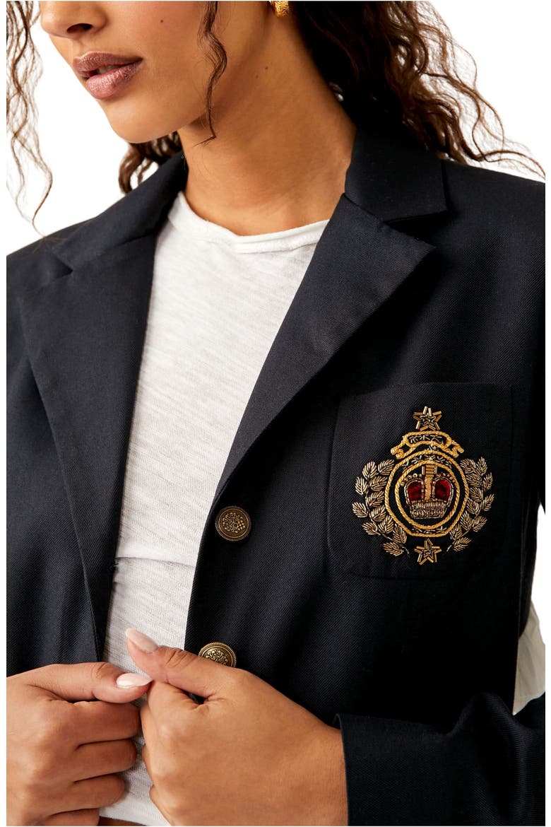 Ballet School Blazer, Alternate, color, NAVY