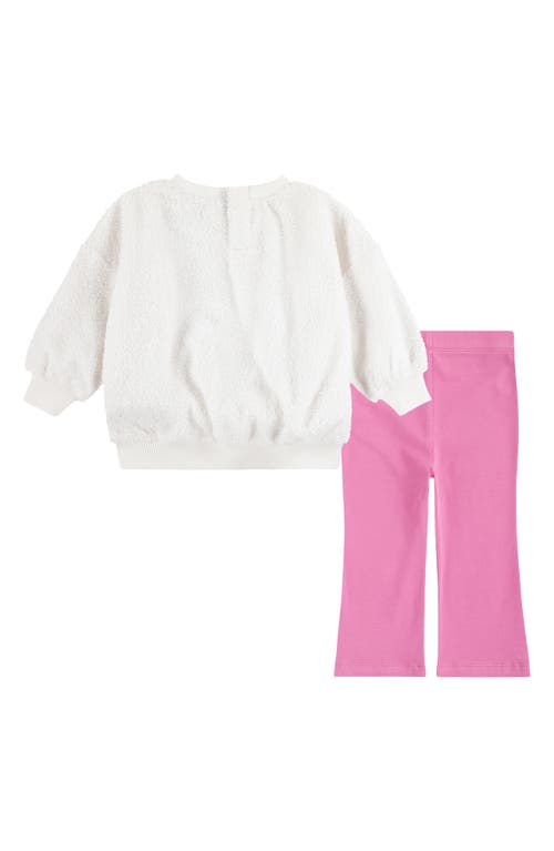 Nike Kids' Swoosh Spirit Crewneck Sweatshirt & Leggings Set In Multi