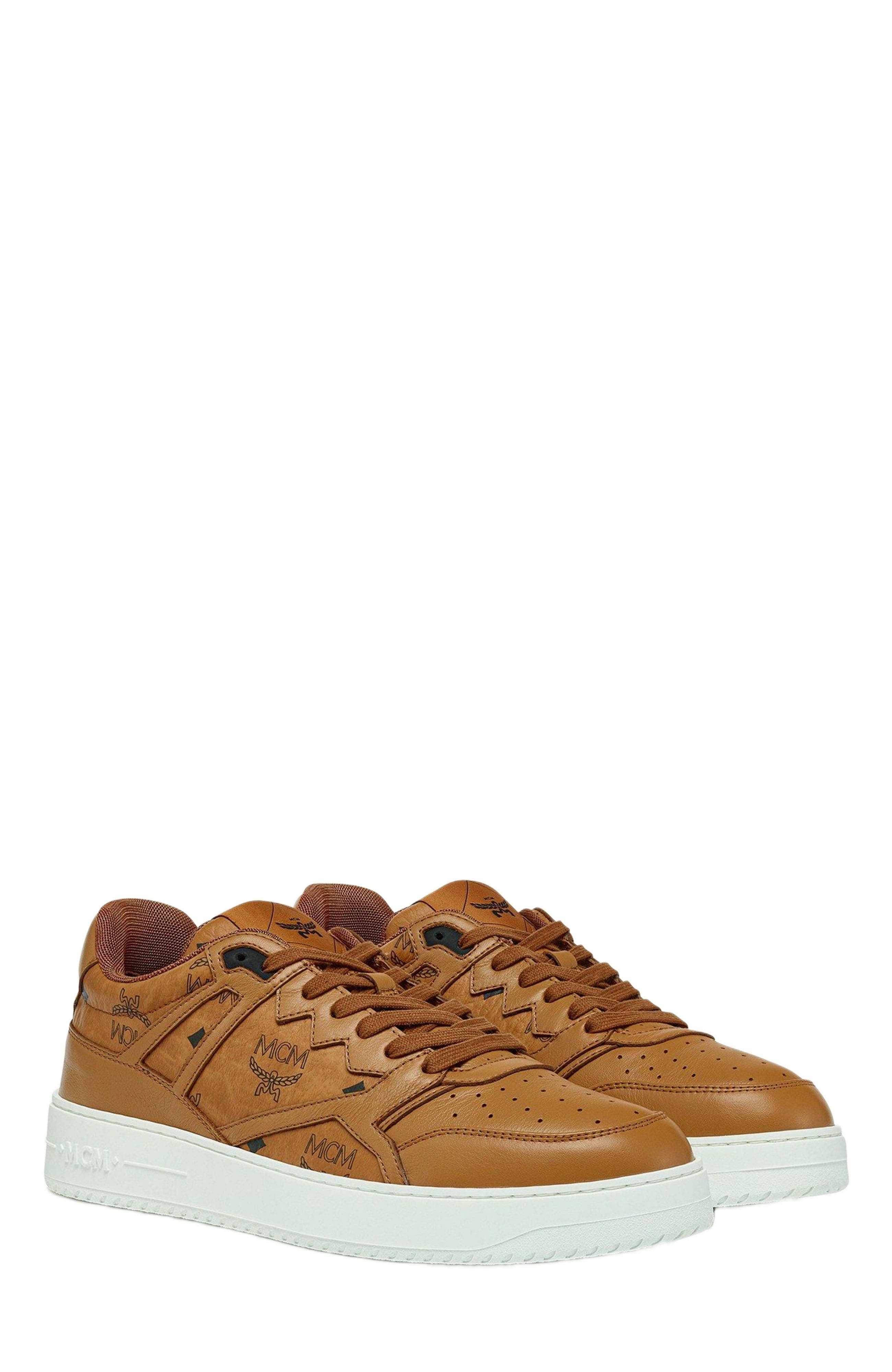MCM Neo Terrain Lo Sneakers in Visetos, Main, color, 