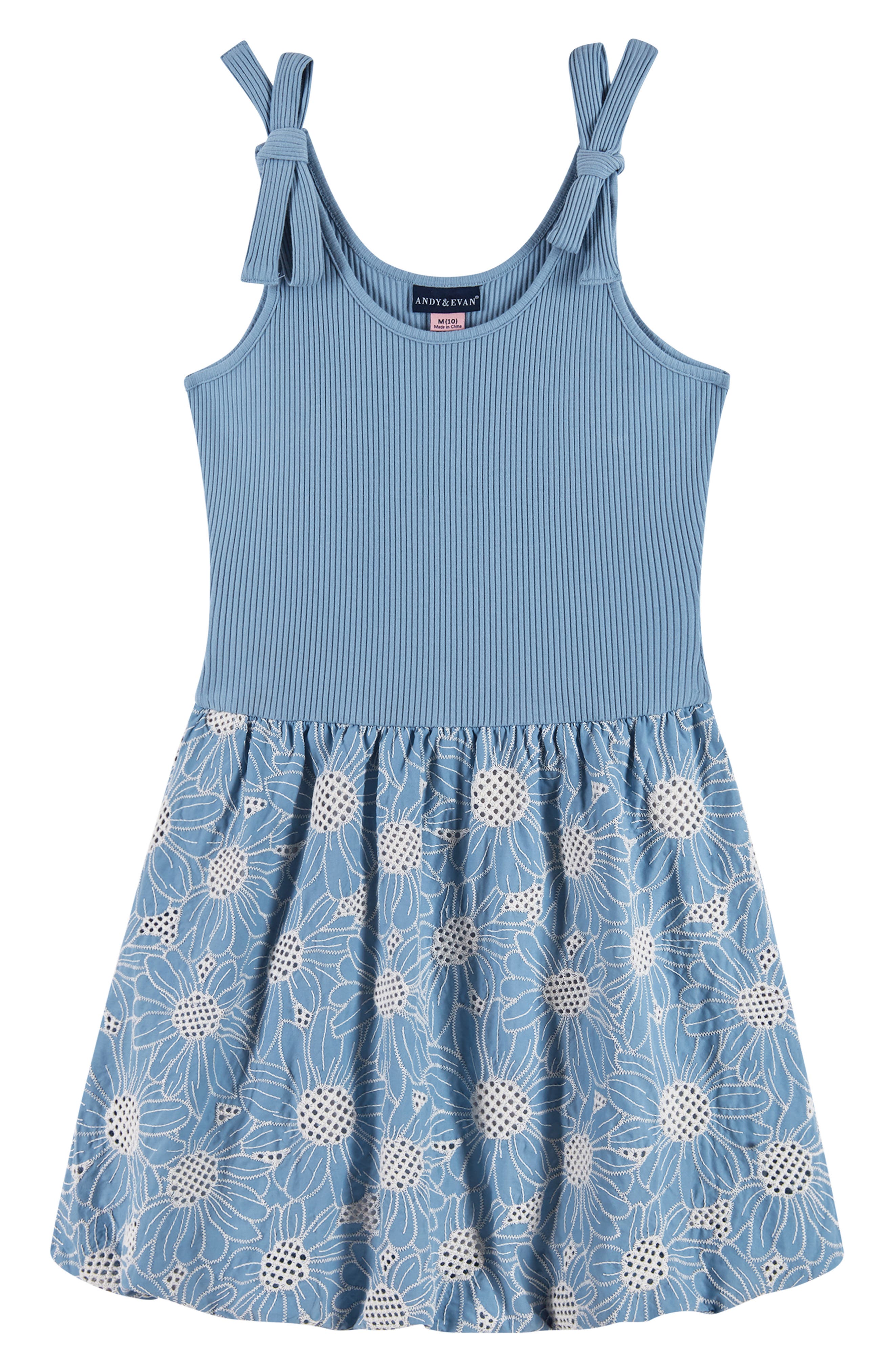 Andy & Evan Kids' Bubble Hem Tank Dress
