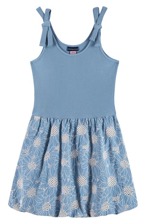 Kids' Bubble Hem Tank Dress (Big Kid)