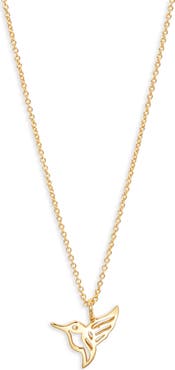 Kiara by Ki-ele Hummingbird Pendant Necklace