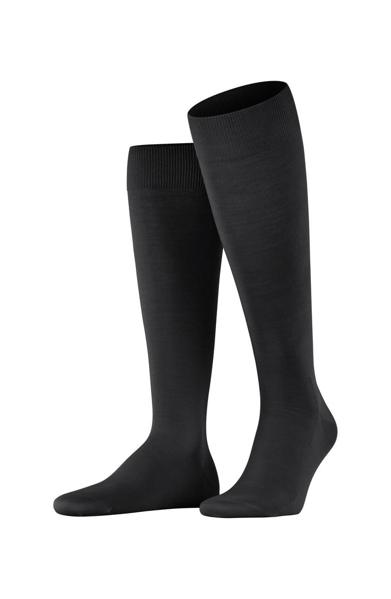 Falke ClimaWool Knee High Socks, Main, color, Black