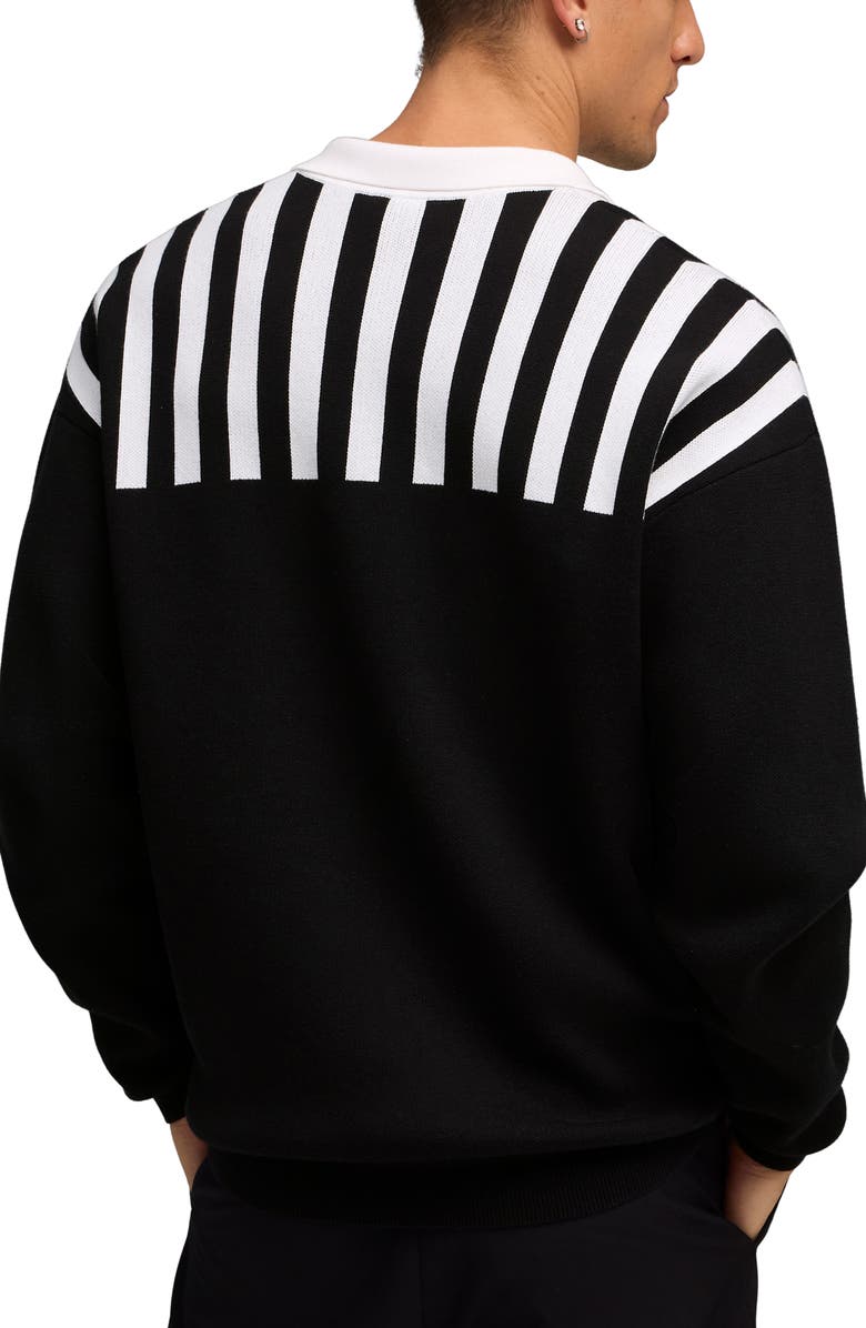 PUMA The NeverWorn VI Knit Polo Sweater, Alternate, color, Puma Black